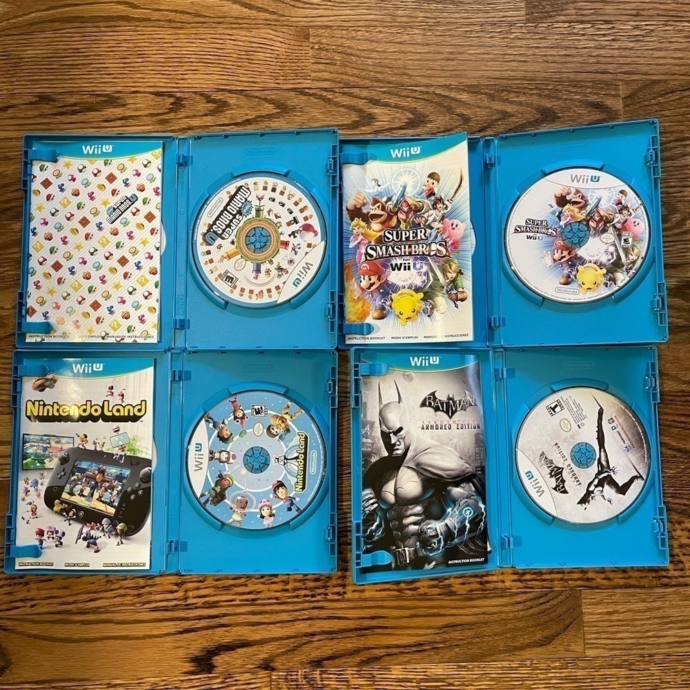 🕹HP🕹 NINTENDO Wii U 32GB Black Console GamePad COMPLETE W/4 Games. - Picture 6 of 12